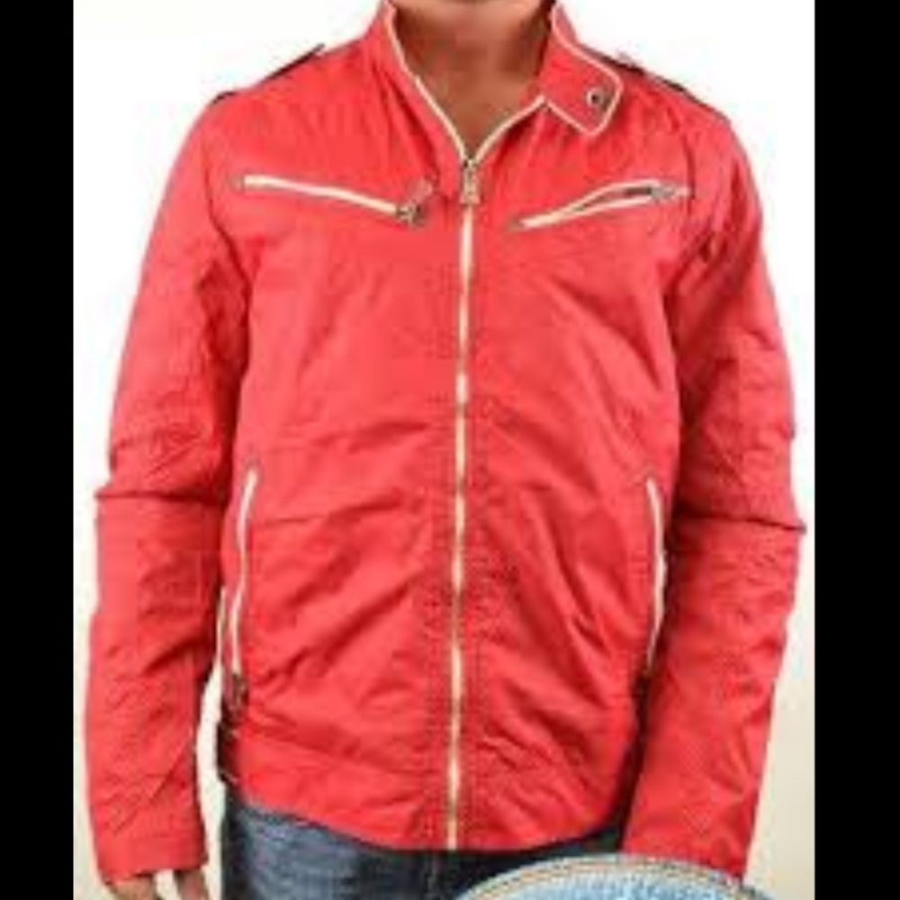 Guess Utility Nylon Windbreaker Jacket Coat